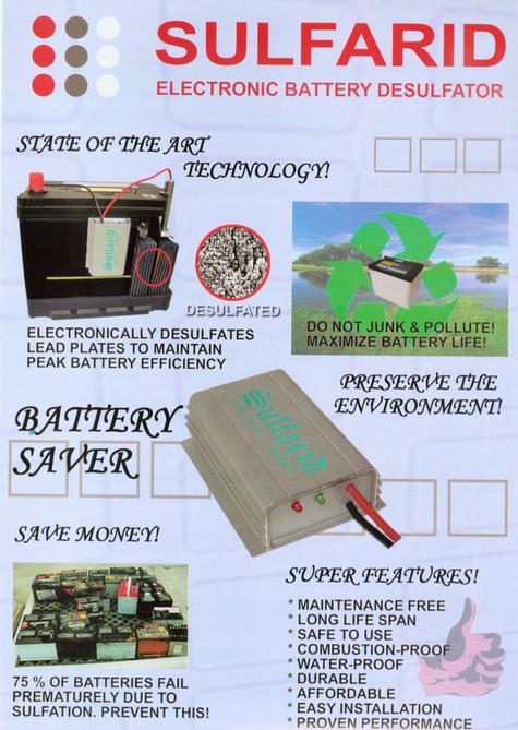 battery desulfator circuit kit