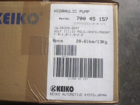 KEIKO HYDRAULIC PUMPS JAPAN