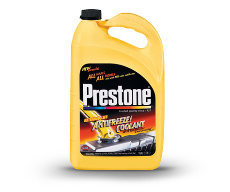 Prestone antifreeze coolant green cooler Full Strength in Gallons