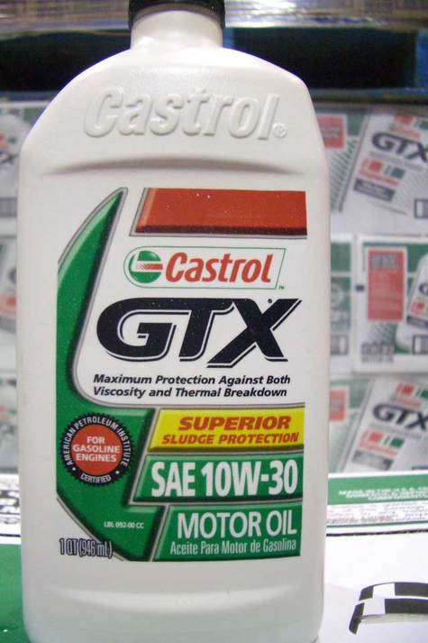 CASTROL GTX 10W30 IN QUARTS