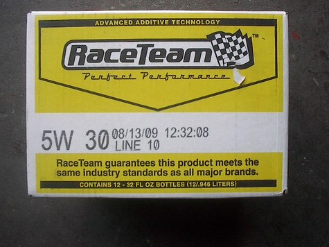 RaceTeam Motor Oil 5W20,5W30,10W30,10W40,20W50 & ATF