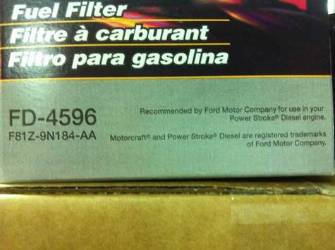 Motorcraft Diesel Fuel-Filter- FD-4596