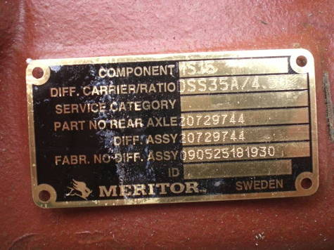 Genuine Volvo Diffs DS35A (MS15)