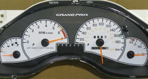 GM/Pontiac Grand Prix Dash Instrument Cluster 2003 #339
