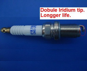 Double Iridium tip Spark Plug - NGK IFR5D10 (IIZFR5DL ) - photo 1