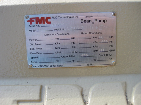 FMC Bean PUMP