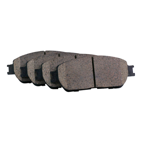 Heavy Duty / Trail Rated Ceramic Brake Pads for Toyota Tacoma 2wd