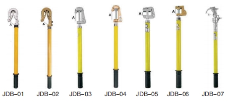 Portable earthing and earthing short-circuit rod