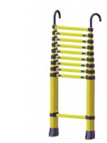 Telescopic fiberglass ladders