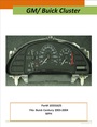 GM/Buick Century dash instrument cluster 2003-2004