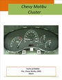 GM / Chevy Malibu dash instrument cluster 2003