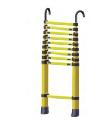 Telescopic fiberglass ladders
